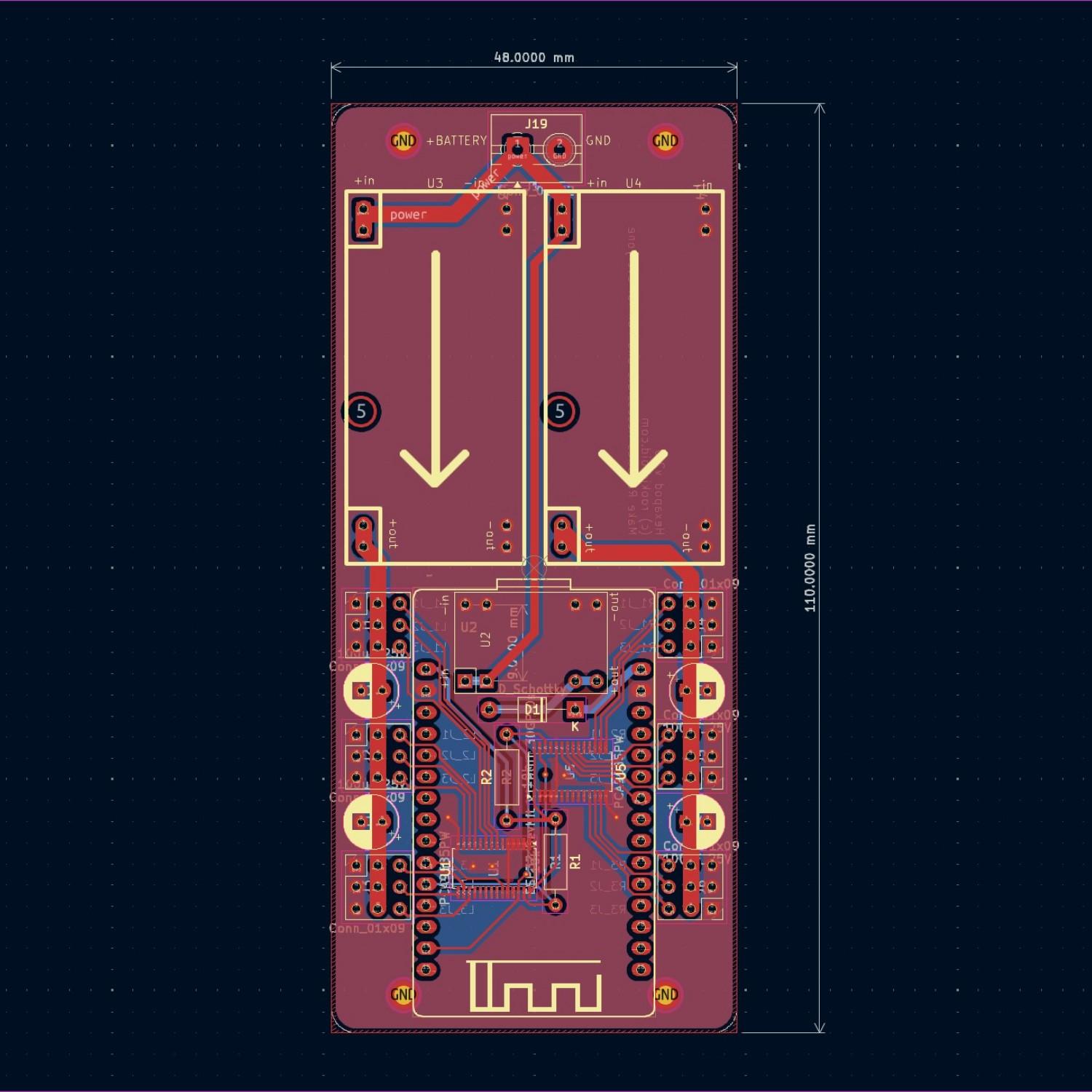 Hexapod Controller PCB Design Files