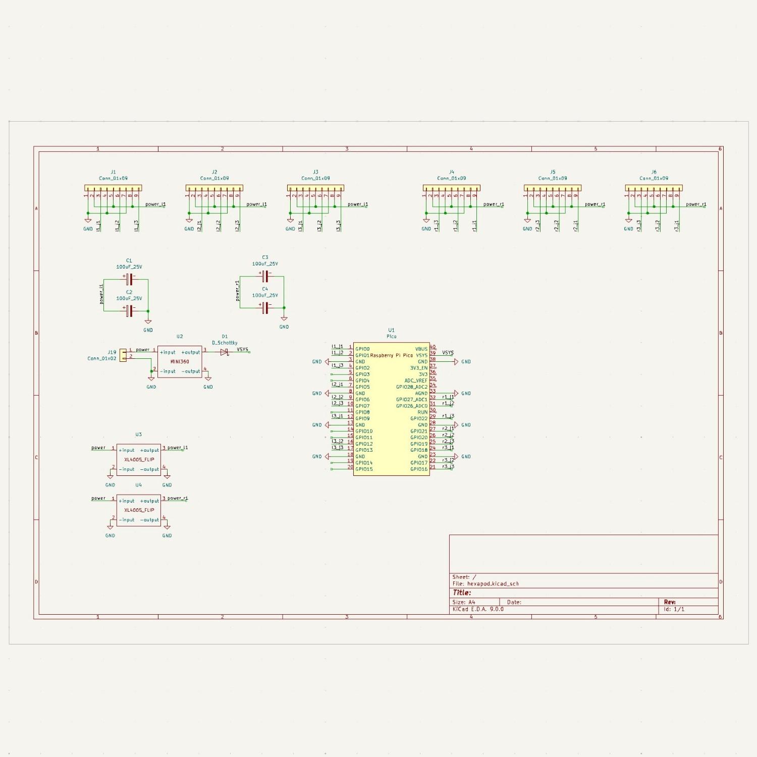 Hexapod Controller PCB Design Files - Image 6