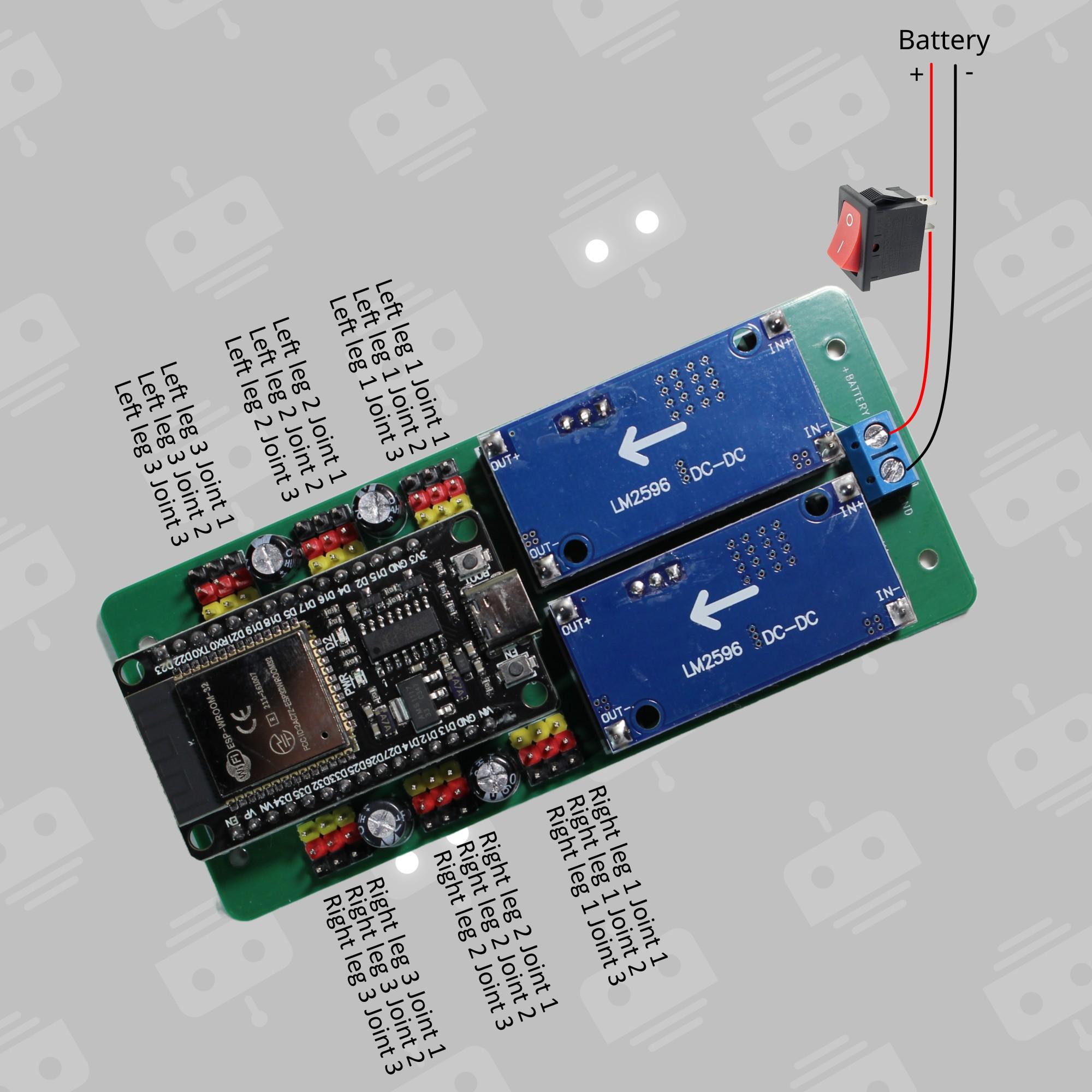 Hexapod Controller Board (ESP32) - Image 4