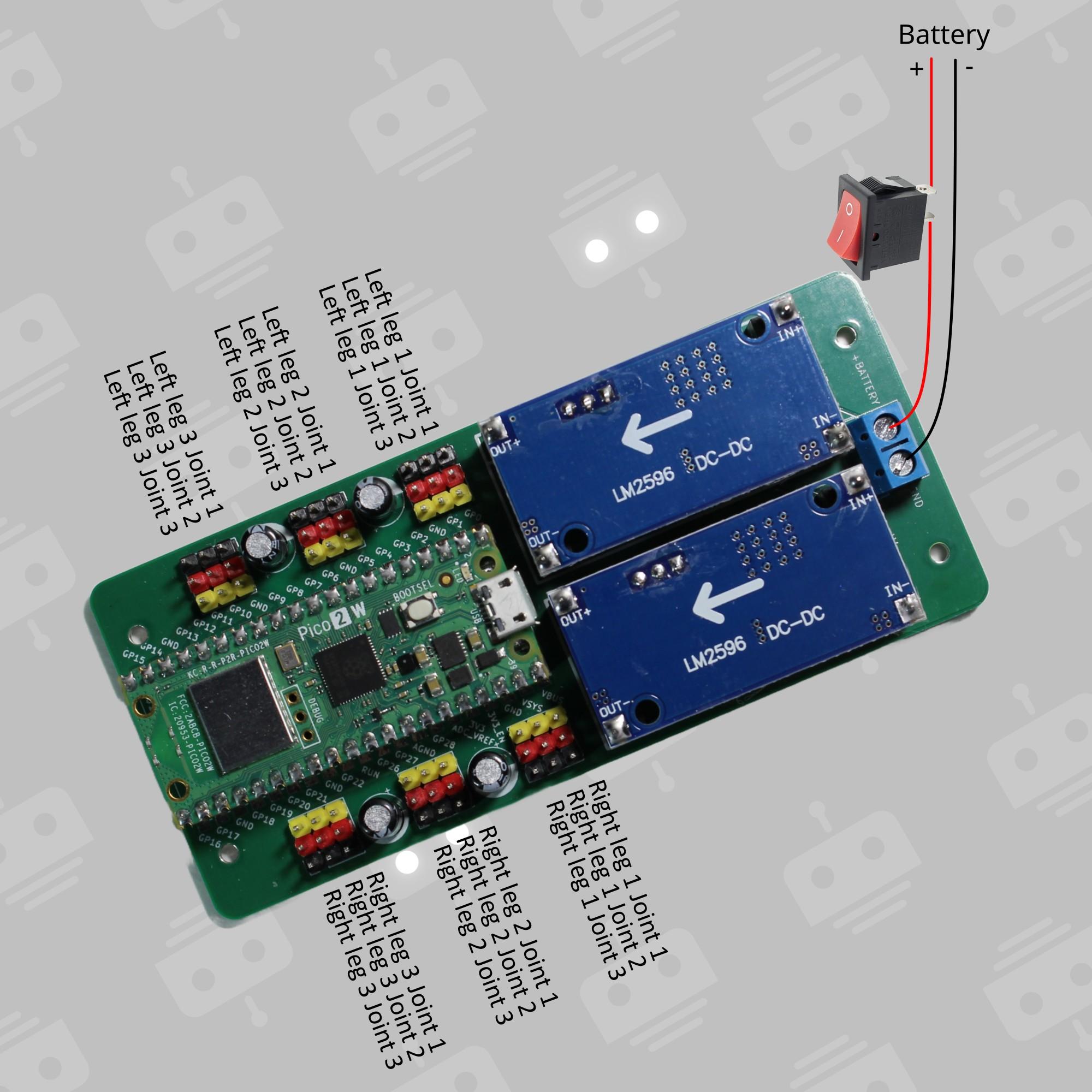 Hexapod Controller Board (Pico) - Image 4