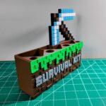 Grass Block Desk Organizer