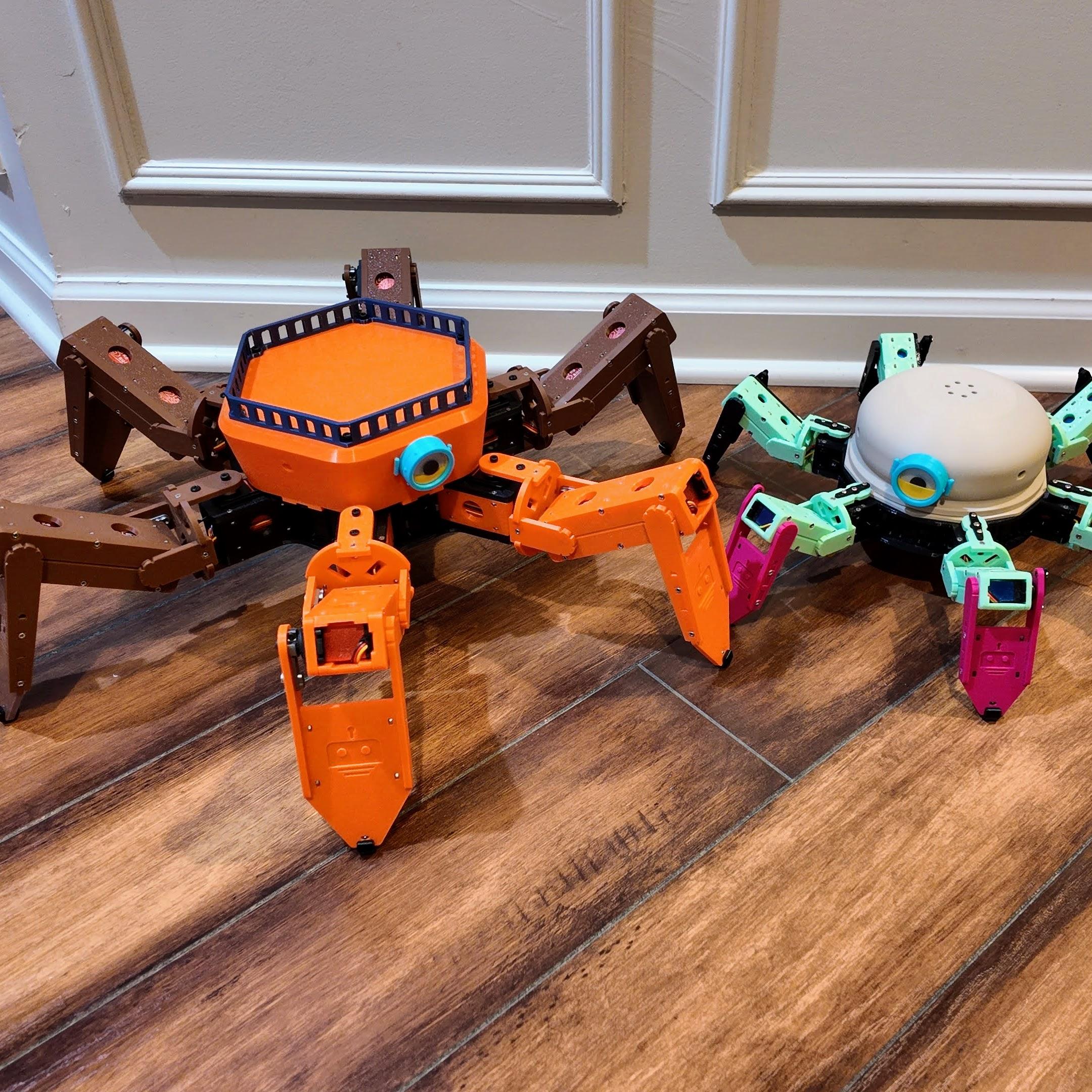 Hexapod Macaroon — 3D printed walking robot